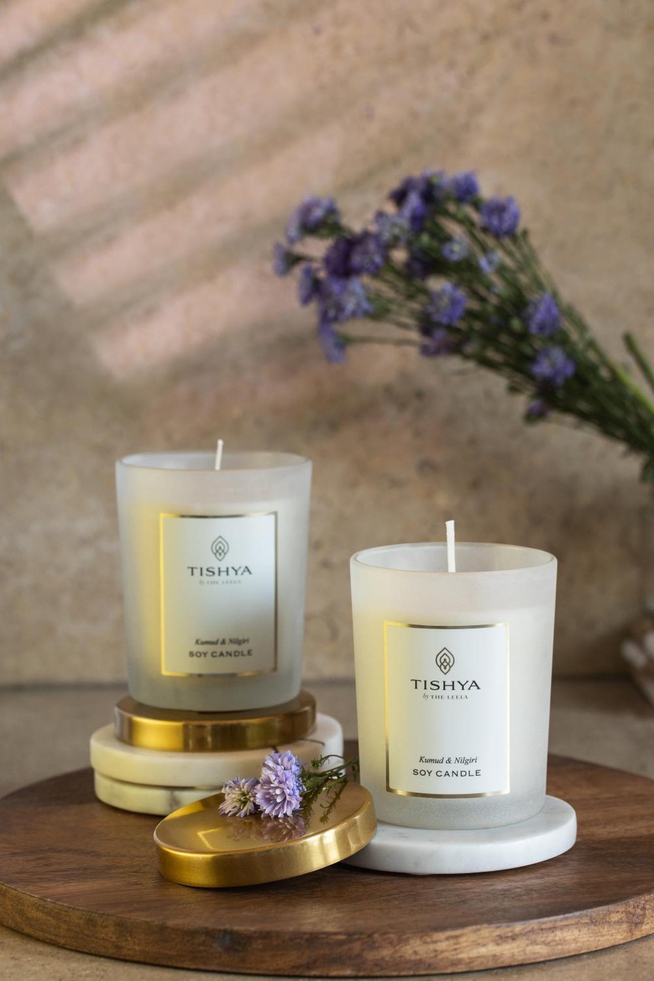 The Leela Palace Chennai Exteriör bild Soy candle